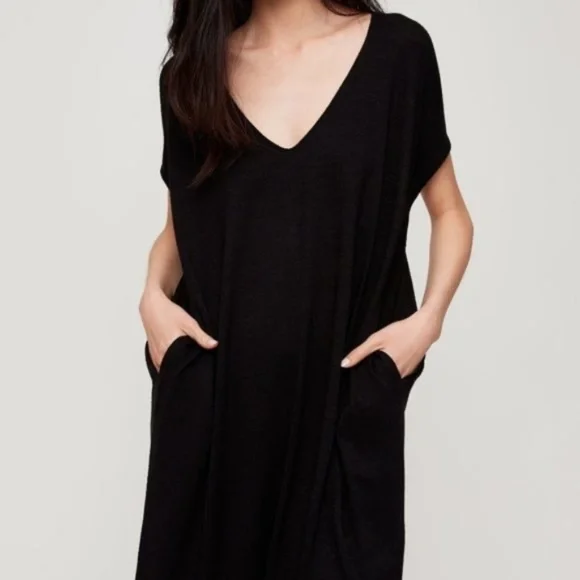 aritzia Wilfred Free Marcoux Dress black